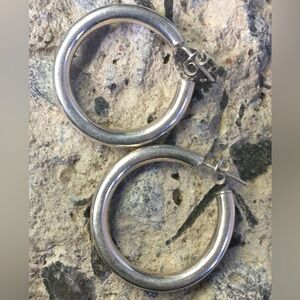 Vintage Silver Fashion Hoops!